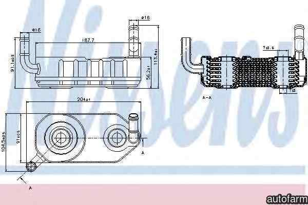 Radiator racire ulei, cutie de viteze automata VW 