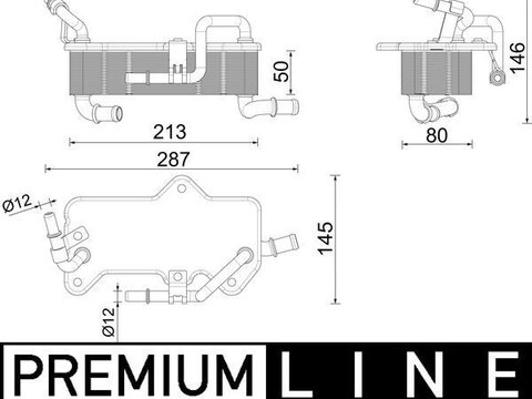 Radiator racire ulei, cutie de viteze automata MAHLE CLC 285 000P