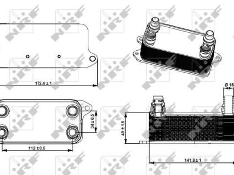 Radiator racire ulei cutie de viteze automata 31275 NRF pentru Mercedes-benz Cls Mercedes-benz C-class Mercedes-benz E-class