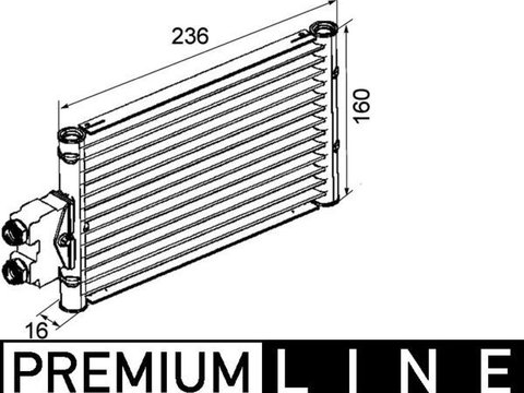 Radiator racire ulei, cutie de viteze automata MAHLE CLC 74 000P