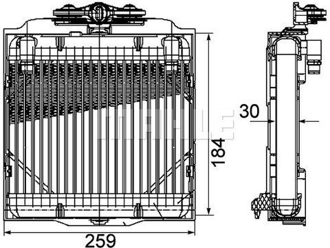 Radiator racire ulei cutie de viteze automata CLC102000P MAHLE pentru Bmw Seria 6 Bmw Seria 5 Bmw Seria 7