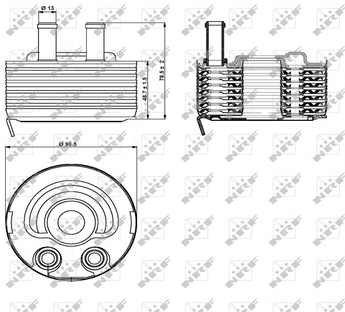 Radiator Racire Ulei Termoflot Nissan Pa