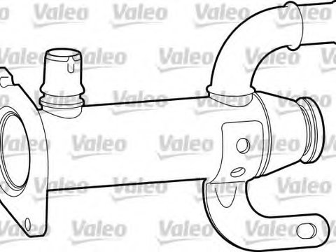 Radiator recirculare gaze de esapament 817753 VALEO pentru Ford Focus Peugeot 307 Peugeot 407 Volvo S40 Volvo V50 CitroEn C4 CitroEn C5 Peugeot 607 Ford Galaxy Ford S-max CitroEn C8 Peugeot 807 Volvo C30 CitroEn Dispatch CitroEn Jumpy Peugeot Expert 