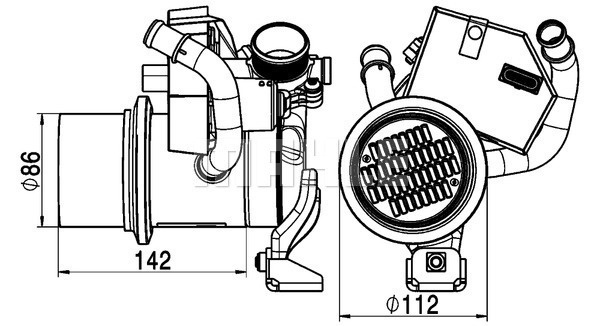 Radiator recirculare gaze de esapament # Vw Sharan