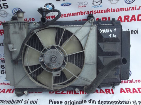 Radiator Toyota Yaris 1.4 diesel 2001-2005 ventilator vas expansiune