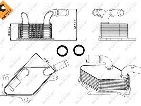 Radiator ulei 31346 NRF