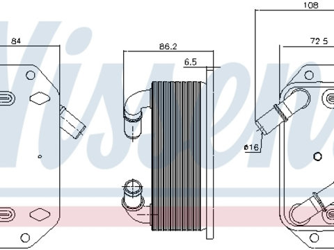 Radiator ulei 91189 NISSENS pentru Volvo Xc60 Volvo Xc70 Volvo S80 Volvo Xc90 Volvo V90 Volvo S90 Volvo Xc40 Volvo V60