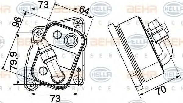 Radiator ulei BMW 3 Touring (E46) - Cod intern: W20091294 - LIVRARE DIN STOC in 24 ore!!!