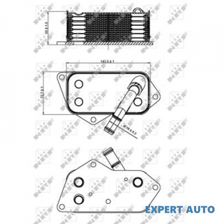 Radiator ulei BMW X5 (F15, F85) 2013-2016 #2 056043N