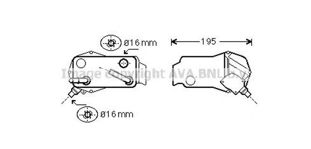 Radiator ulei cutie automata BMW 1 E87 AVA BW3350
