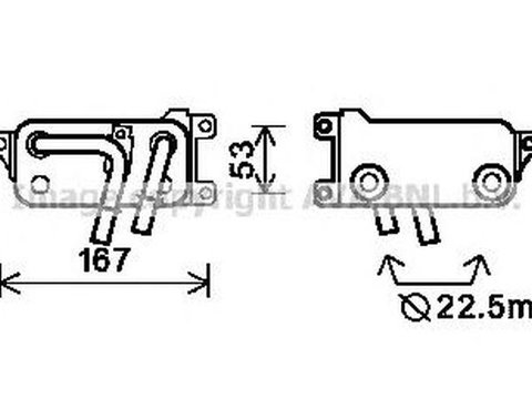 Radiator ulei cutie automata BMW 6 E63 AVA BW3401