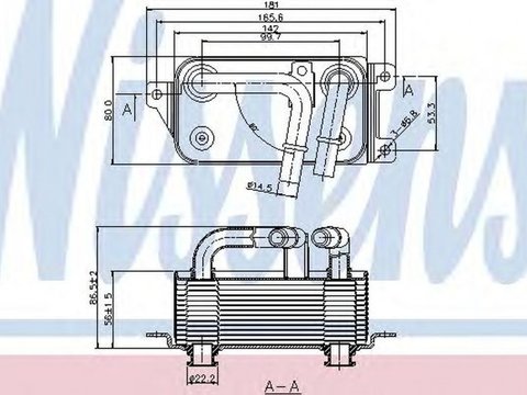 Radiator ulei cutie automata BMW 6 E63 NISSENS 90623