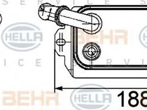 Radiator ulei cutie automata FORD C-MAX II DXA CB7 DXA CEU HELLA 8MO 376 747-161