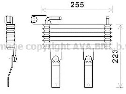 Radiator ulei cutie automata KIA SPORTAGE JE KM AVA K3228