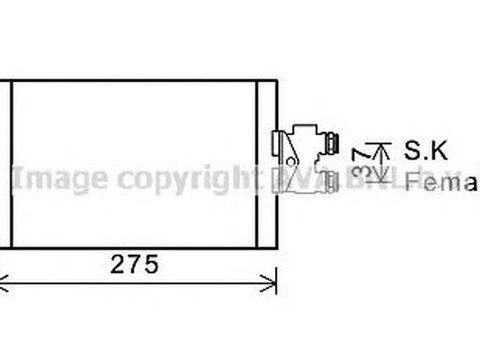 Radiator ulei cutie automata MERCEDES-BENZ E-CLASS W211 AVA MS3535