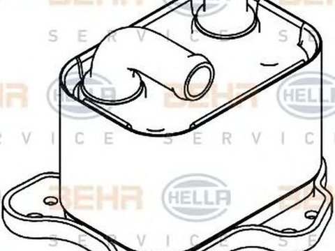 Radiator ulei cutie automata OPEL ASTRA H combi L35 HELLA 8MO 376 792-791