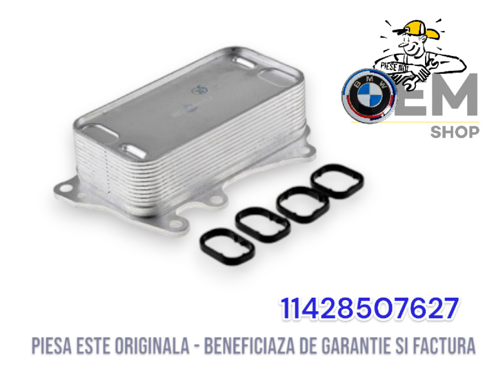 Radiator ulei cv automata Bmw produs nou original cod piesa 11428507627