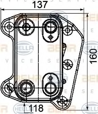 Radiator ulei MERCEDES-BENZ C-CLASS (W204) - Cod intern: W20091279 - LIVRARE DIN STOC in 24 ore!!!