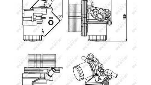 Radiator ulei motor, Termoflot Nrf 31238