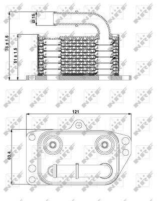 Radiator ulei ~ Peugeot 407 2007 2008 2009 2010 20