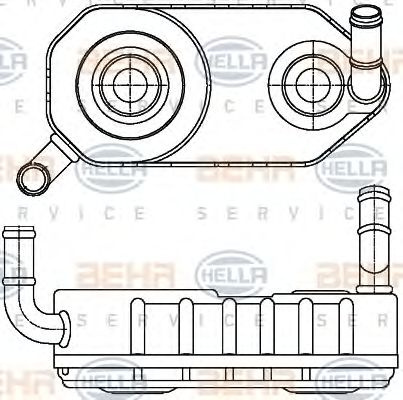 Radiator ulei SEAT AROSA (6H) - Cod intern: W20091260 - LIVRARE DIN STOC in 24 ore!!!