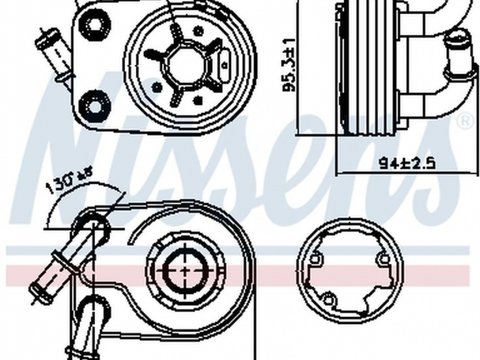 Radiator ulei termoflot ALFA ROMEO 147 937 NISSENS 90794