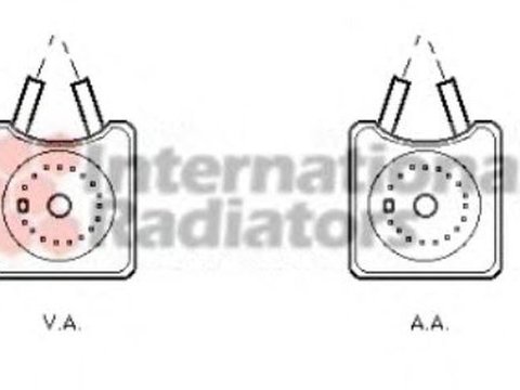 Radiator ulei termoflot AUDI TT Roadster 8N9 VAN WEZEL 58003215