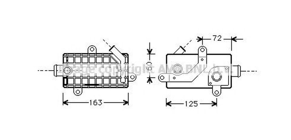 Radiator ulei termoflot BMW 3 E36 AVA BW3204