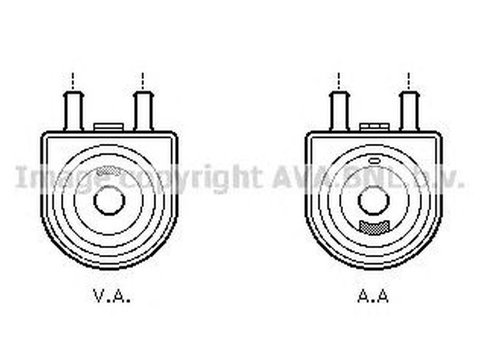 Radiator ulei termoflot CITROEN BERLINGO MF AVA PE3285