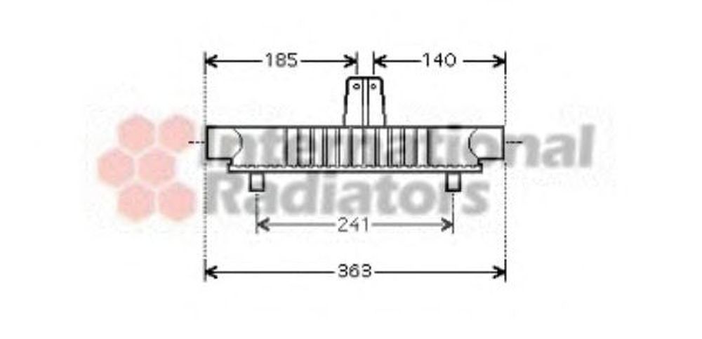 Radiator ulei termoflot CITROEN C5 I Break DE VAN WEZEL 40003284