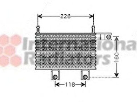 Radiator ulei termoflot HYUNDAI TRAJET FO VAN WEZEL 82003153