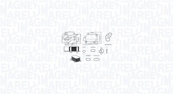 Radiator ulei / termoflot Magneti Marelli 350300002700