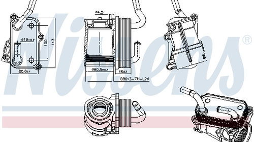 RADIATOR ULEI TERMOFLOT MERCEDES-BENZ SL (R129) 28