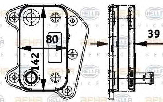 Radiator ulei termoflot MERCEDES-BENZ SPRINTER 3-t