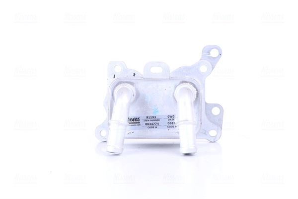 Radiator ulei / termoflot Nissens DACIA DOKKER Autoutilitară/limuzină spațioasă 2019-2021 - 91193