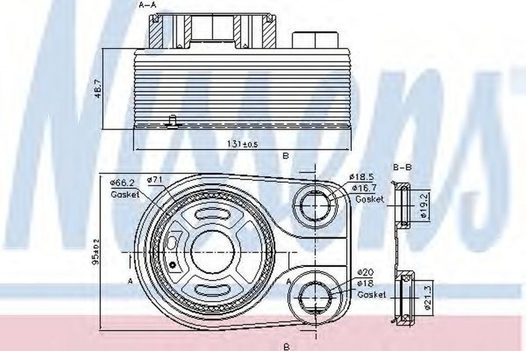 Radiator ulei termoflot RENAULT MEGANE CC EZ0 1 NI