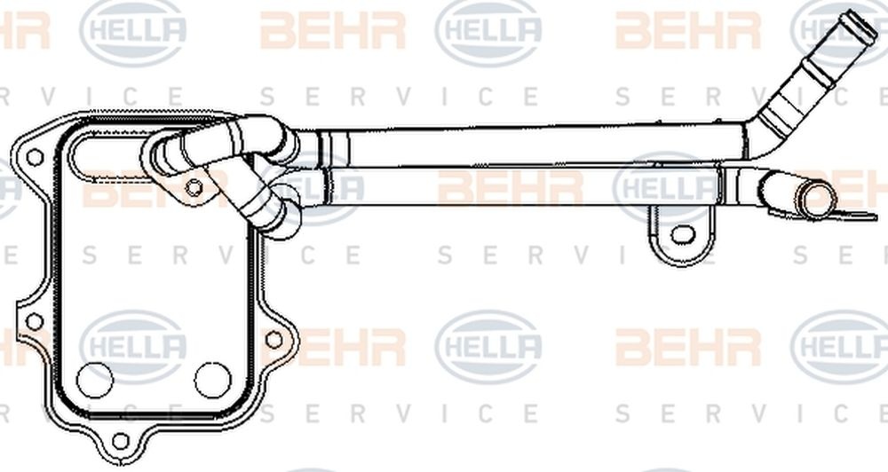 Radiator ulei termoflot SEAT IBIZA V 6J5 6P1 HELLA 8MO 376 797-041