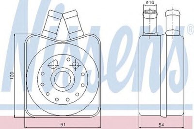 Radiator ulei termoflot VW GOLF III Cabriolet 1E7 