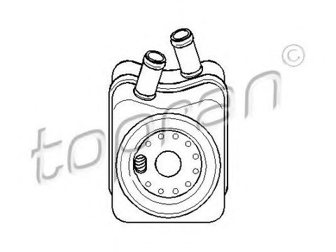 Radiator ulei, ulei motor AUDI A4 Avant (8E5, B6) (2001 - 2004) TOPRAN 108 907
