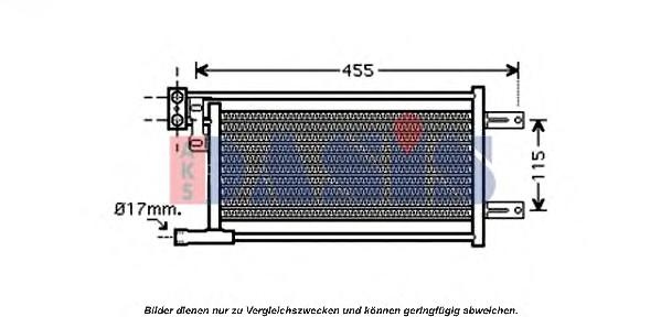 Radiator ulei, ulei motor BMW 3 Compact (E36), BMW 3 limuzina (E36), BMW 3 cupe (E36) - AKS DASIS 056027N