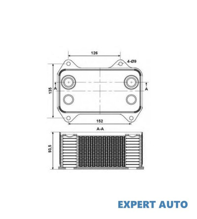 Radiator ulei, ulei motor DAF XF 95 (2002-2006) #3