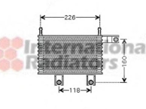 Radiator ulei, ulei motor HYUNDAI TRAJET (FO) - VAN WEZEL 82003153