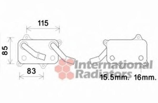 Radiator ulei, ulei motor MERCEDES-BENZ C-CLASS limuzina (W202), MERCEDES-BENZ E-CLASS limuzina (W210), MERCEDES-BENZ C-CLASS Break (S202) - VAN WEZEL