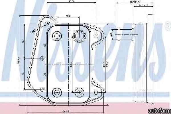 Radiator ulei ulei motor MERCEDES-BENZ CLC-CLASS C