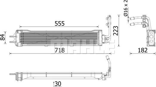 Radiator ulei. ulei motor Oil radiator BMW X5 G05 