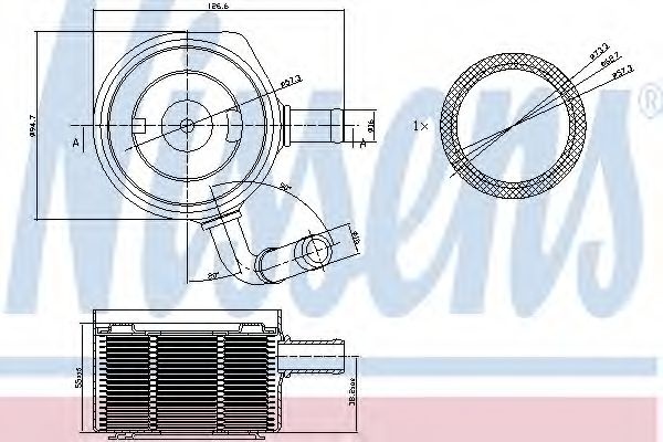 Radiator ulei, ulei motor RENAULT KANGOO (KC0/1) (