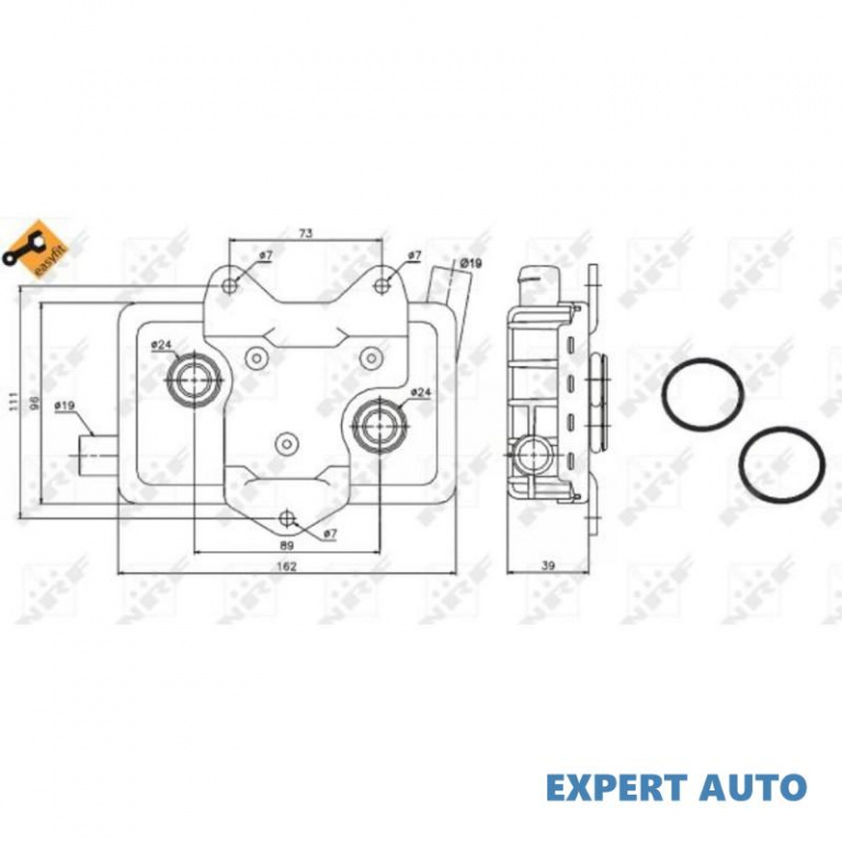 Radiator ulei, ulei motor Ssang Yong Rexton (2002->) [GAB_] #2 136530N