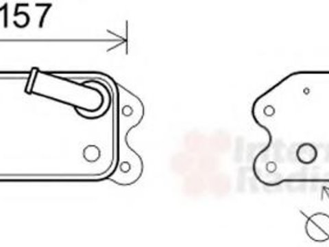 Radiator ulei, ulei motor VOLVO S40 II limuzina (MS), VOLVO V50 combi (MW), VOLVO S80 II limuzina (AS) - VAN WEZEL 59003169