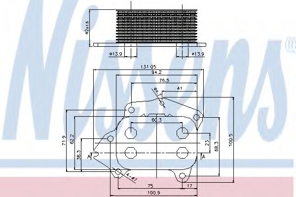 Radiator ulei, ulei motor VOLVO V50 (MW) (2004 - 2
