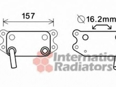 Radiator ulei, ulei motor VOLVO V70 (LV), VOLVO C70 I cupe, VOLVO S70 limuzina (LS) - VAN WEZEL 59003154